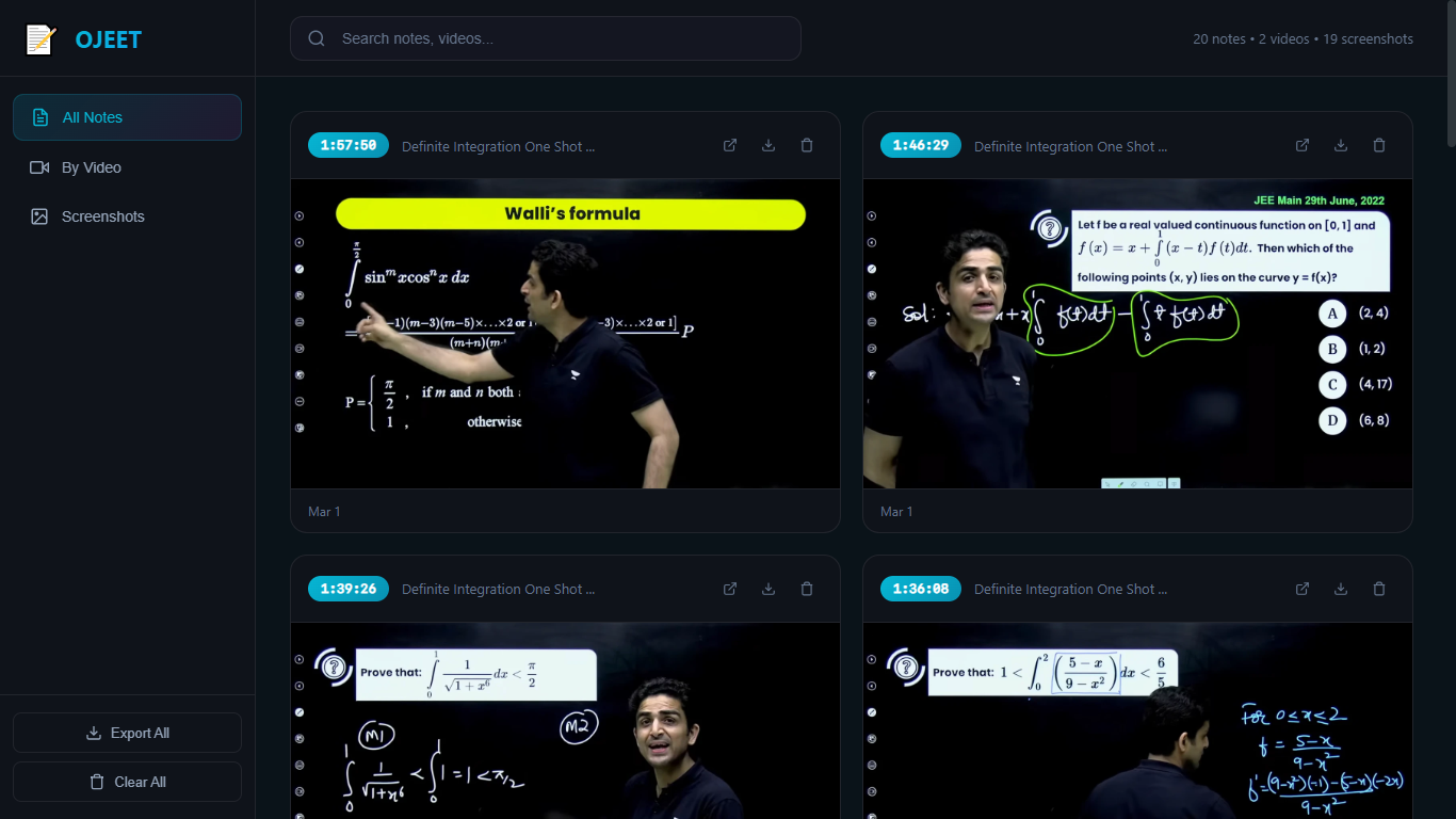 OJEET-Extension preview